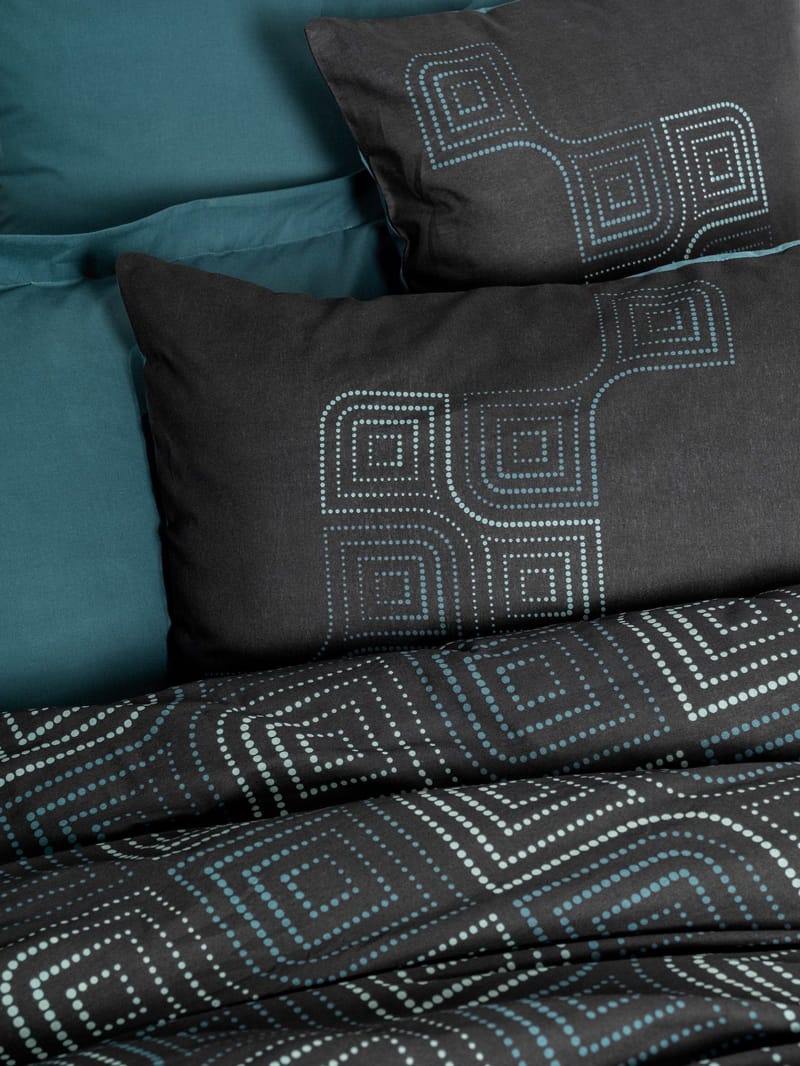 Marionis Bäddset 240x220 cm - Petrolblå - Textil & mattor - Sängkläder - Bäddset & påslakanset - Påslakanset dubbelsäng