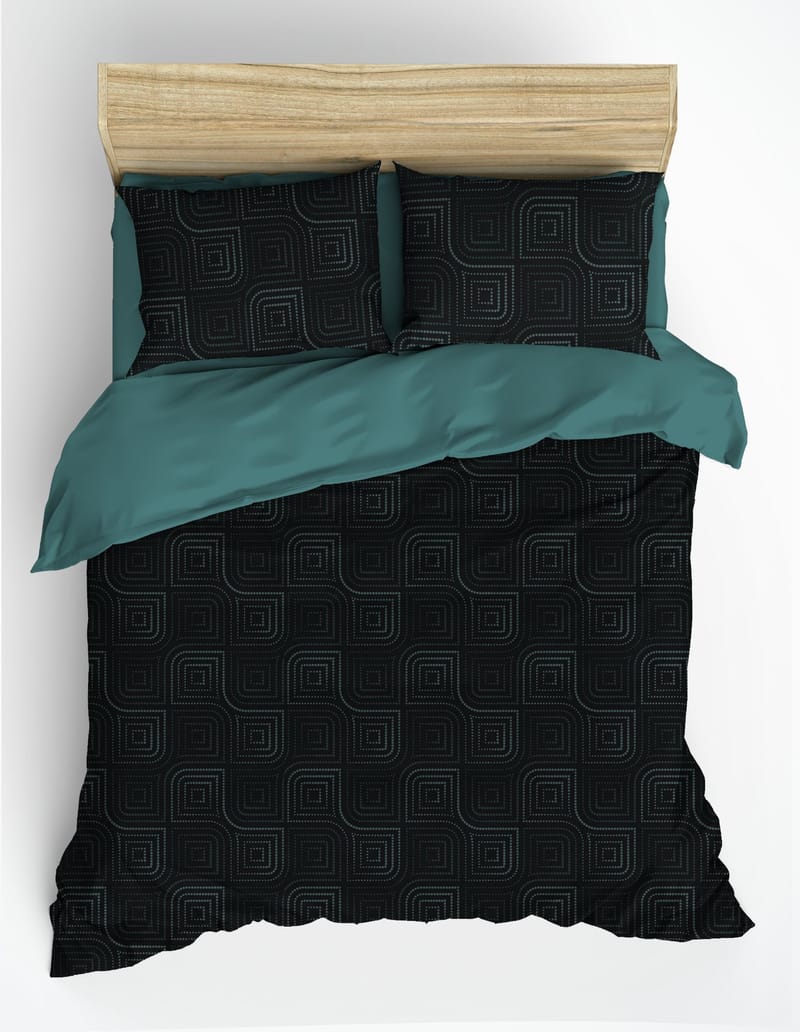 Marionis Bäddset 240x220 cm - Petrolblå - Textil & mattor - Sängkläder - Bäddset & påslakanset