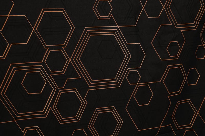 Marteby Bäddset 140x200 cm - Koppar Svart - Textil & mattor - Sängkläder - Bäddset & påslakanset - Påslakanset enkelsäng