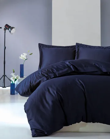 Mossala Bäddset 240x220 cm - Mörkblå - Textil & mattor - Sängkläder - Bäddset & påslakanset - Påslakanset dubbelsäng