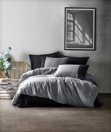 Nelam Bäddset 240x220 cm - Grå Svart - Textil & mattor - Sängkläder - Bäddset & påslakanset - Påslakanset dubbelsäng