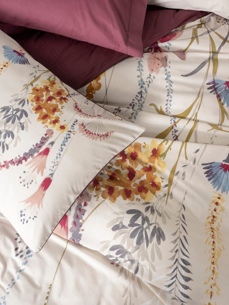 Omvyn Bäddset 240x220 cm - Klarvinröd - Textil & mattor - Sängkläder - Bäddset & påslakanset