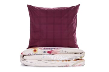 Omvyn Bäddset 240x220 cm - Klarvinröd - Textil & mattor - Sängkläder - Bäddset & påslakanset