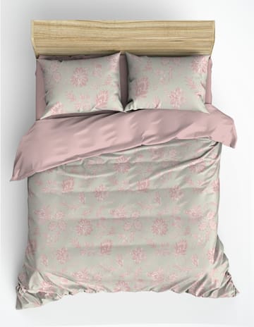 Osvian Bäddset 240x220 cm - Puder - Textil & mattor - Sängkläder - Bäddset & påslakanset - Påslakanset dubbelsäng