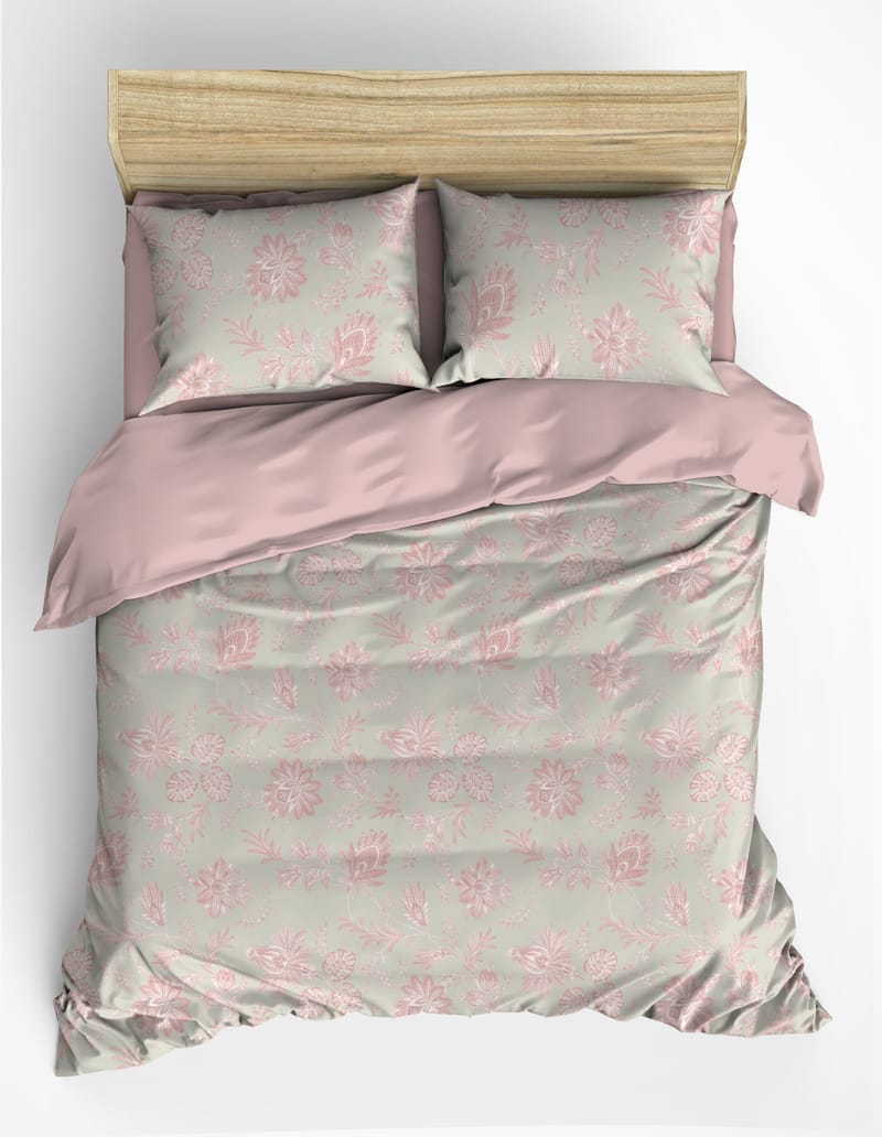 Osvian Bäddset 240x220 cm - Puder - Textil & mattor - Sängkläder - Bäddset & påslakanset - Påslakanset dubbelsäng