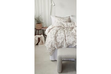 Påslakan 2-Dels Set Cykel Beige - Beige - Textil & mattor - Sängkläder