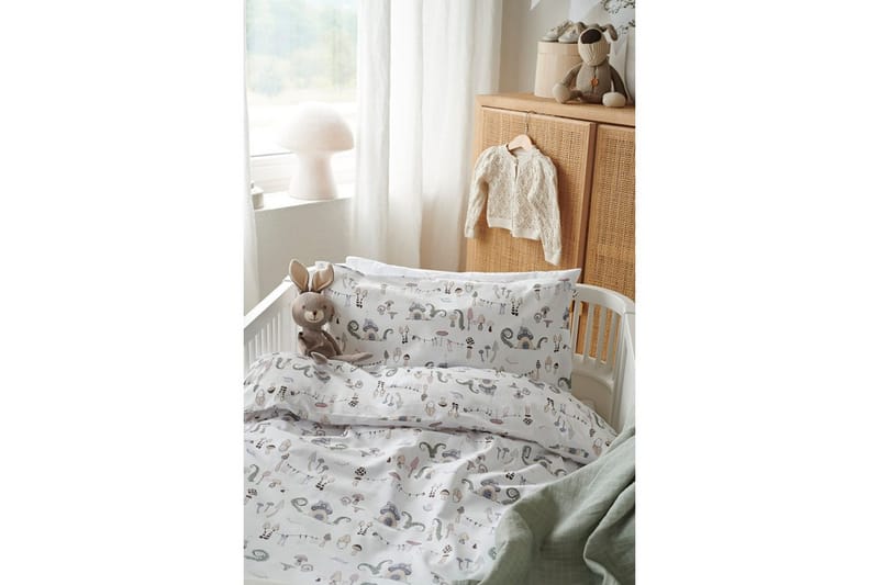 Påslakan 2-Dels Set Fingal Pastell Spjälsäng - Textil & mattor - Sängkläder