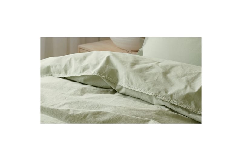 Påslakan 2-Dels Set Humble Grön - Grön - Textil & mattor - Sängkläder - Bäddset & påslakanset