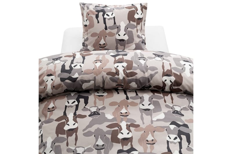 Påslakan 2-Dels Set Kossor Sand - Textil & mattor - Sängkläder - Bäddset & påslakanset