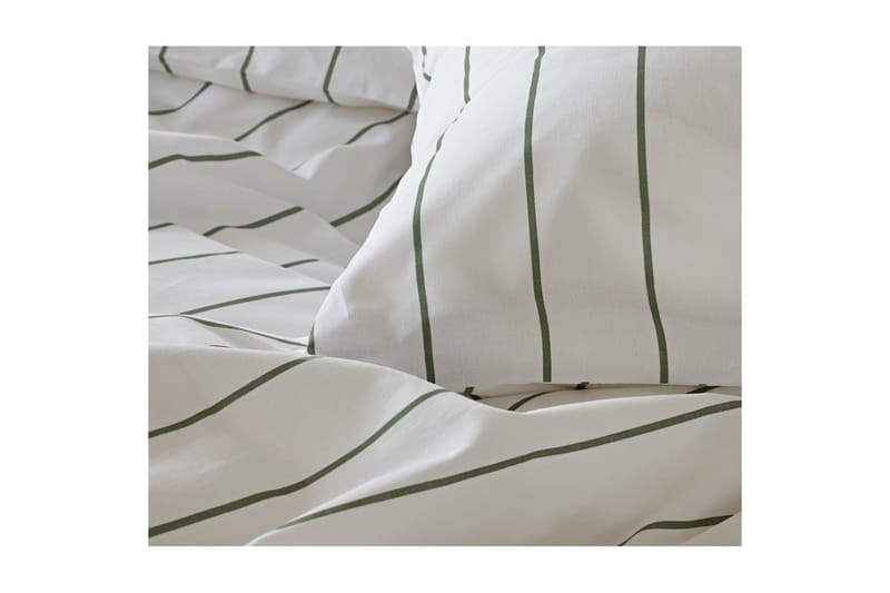 Påslakan 2-Dels Set Saga Grön - Grön - Textil & mattor - Sängkläder - Bäddset & påslakanset