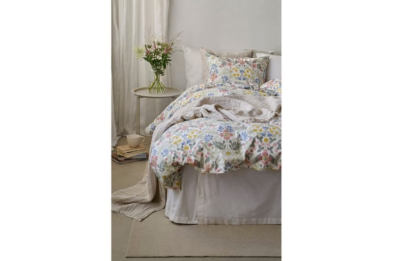 Påslakan 2-Dels Set Sommarblommor Multi - Textil & mattor - Sängkläder