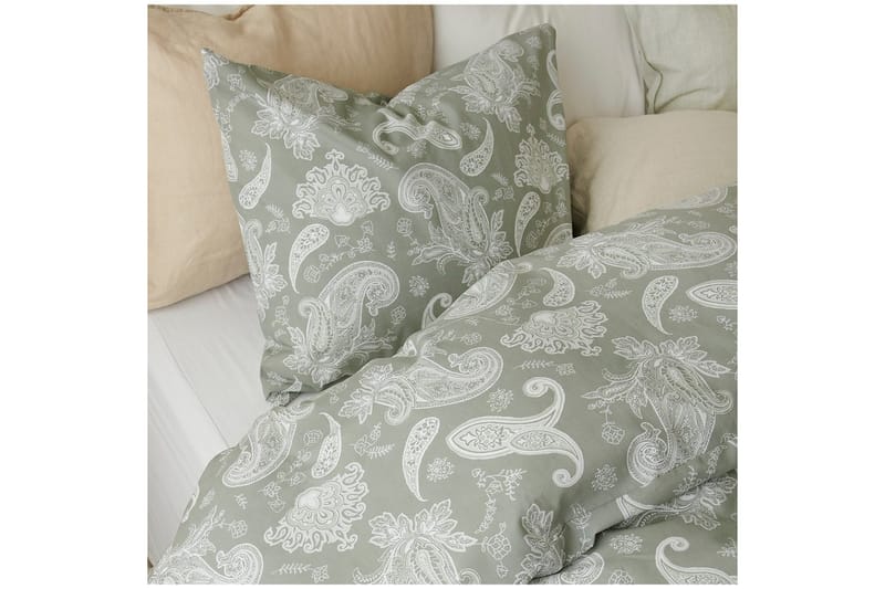Påslakan 2-Dels Set Tilly Grön - Grön - Textil & mattor - Sängkläder - Bäddset & påslakanset