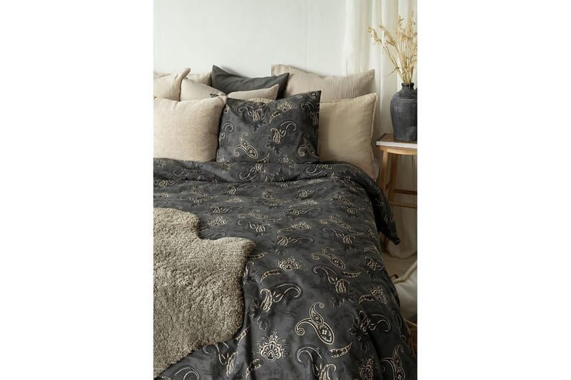 Påslakan 2-Dels Set Tilly Svart - Svart - Textil & mattor - Sängkläder - Bäddset & påslakanset