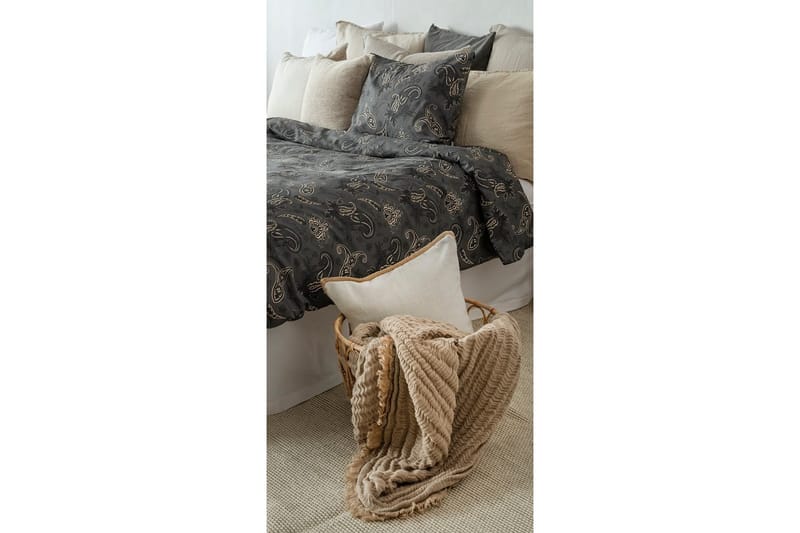 Påslakan 2-Dels Set Tilly Svart - Svart - Textil & mattor - Sängkläder - Bäddset & påslakanset