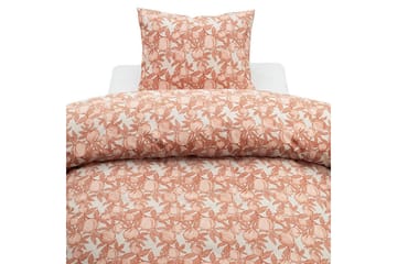 Påslakan 2-Dels Set Pomegranate Peach - Peach - Textil & mattor - Sängkläder