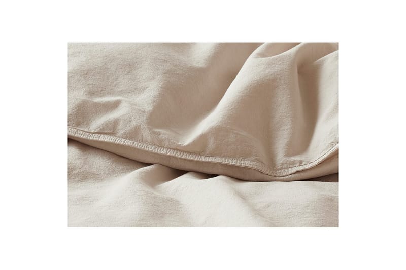 Påslakan 3-Dels Set Humble Dubbel Beige - Beige - Textil & mattor - Sängkläder - Bäddset & påslakanset
