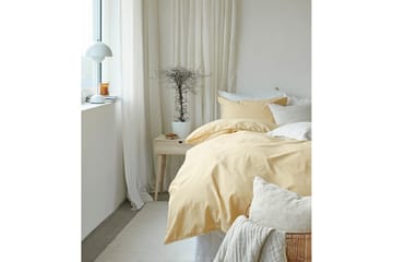 Påslakan 3-Dels Set Humble Dubbel Gul - Gul - Textil & mattor - Sängkläder - Bäddset & påslakanset