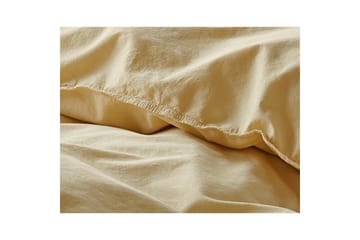 Påslakan 3-Dels Set Humble Dubbel Gul - Gul - Textil & mattor - Sängkläder - Bäddset & påslakanset
