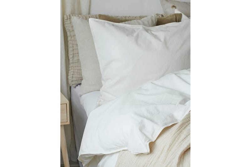 Påslakan 3-Dels Set Humble Dubbel Vit - Vit - Textil & mattor - Sängkläder - Bäddset & påslakanset