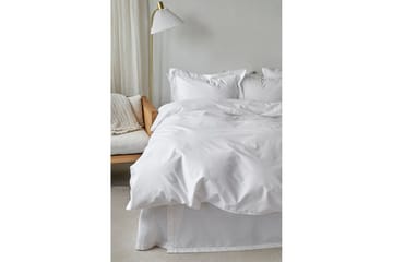 Påslakan Egyptisk Bomull 3-Dels Set Vit Dubbel - Textil & mattor - Sängkläder - Bäddset & påslakanset