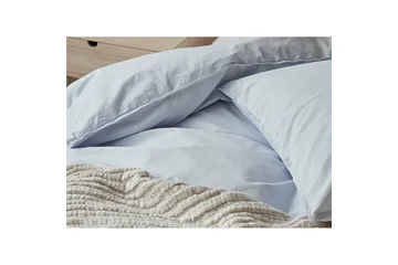 Påslakanset Dubbelsäng 3-Dels Humble - Blå - Textil & mattor - Sängkläder - Bäddset & påslakanset