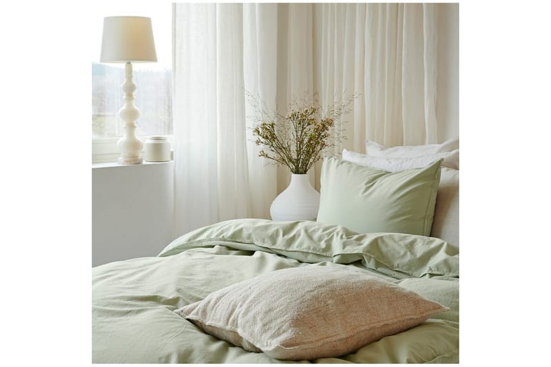 Påslakanset Dubbelsäng 3-Dels Humble - Grön - Textil & mattor - Sängkläder - Bäddset & påslakanset