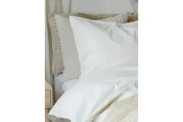 Påslakanset Dubbelsäng 3-Dels Humble - Vit - Textil & mattor - Sängkläder - Bäddset & påslakanset