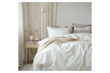 Påslakanset Dubbelsäng 3-Dels Humble - Vit - Textil & mattor - Sängkläder - Bäddset & påslakanset