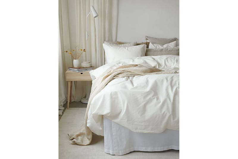 Påslakanset Dubbelsäng 3-Dels Humble - Vit - Textil & mattor - Sängkläder - Bäddset & påslakanset