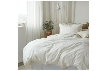 Påslakanset Dubbelsäng 3-Dels Humble - Vit - Textil & mattor - Sängkläder - Bäddset & påslakanset