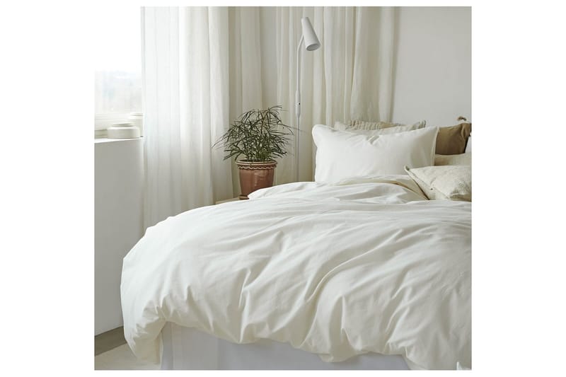 Påslakanset Dubbelsäng 3-Dels Humble - Vit - Textil & mattor - Sängkläder - Bäddset & påslakanset