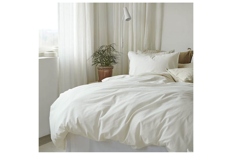 Påslakanset Dubbelsäng 3-Dels Humble - Vit - Textil & mattor - Sängkläder - Bäddset & påslakanset