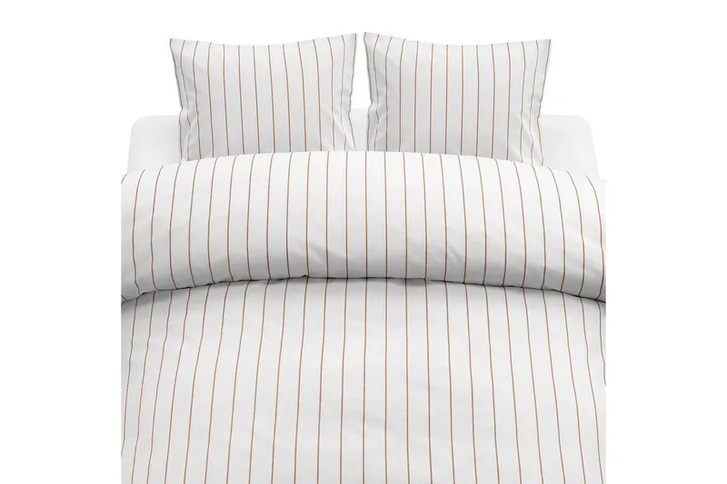 Påslakanset Dubbelsäng 3-Dels Saga - Orange - Textil & mattor - Sängkläder - Bäddset & påslakanset