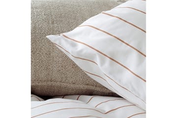 Påslakanset Dubbelsäng 3-Dels Saga - Orange - Textil & mattor - Sängkläder - Bäddset & påslakanset