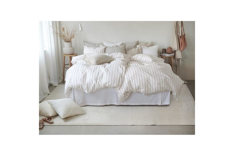 Påslakanset Dubbelsäng 3-Dels Saga - Orange - Textil & mattor - Sängkläder - Bäddset & påslakanset