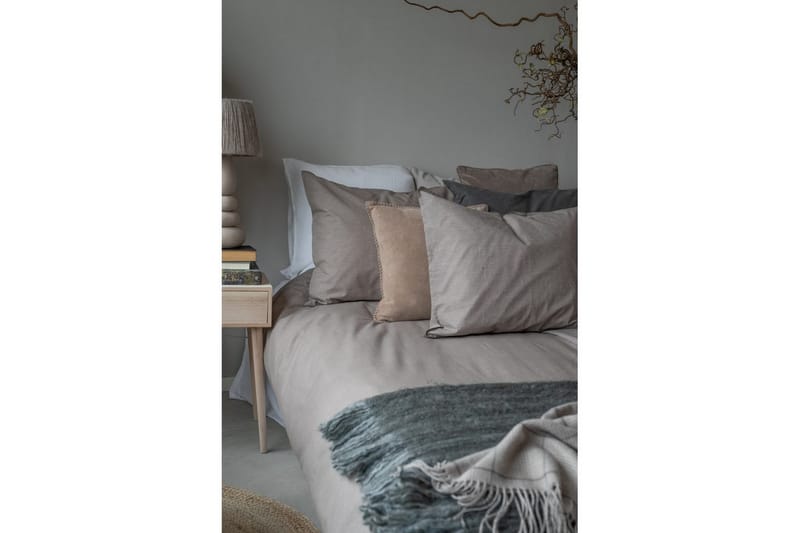 Påslakanset Enkelsäng 2-Dels Washed - Brun - Textil & mattor - Sängkläder - Bäddset & påslakanset - Påslakanset dubbelsäng