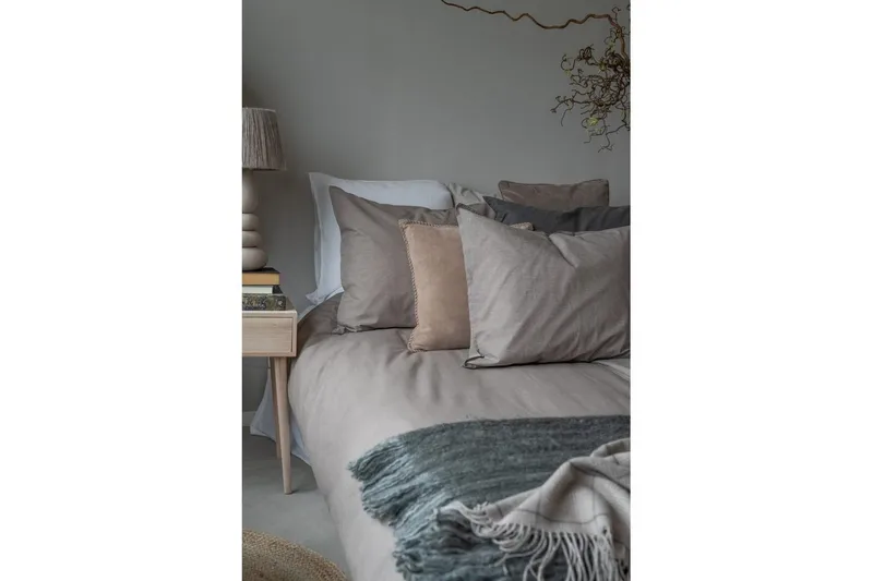 Påslakanset Enkelsäng 2-Dels Washed - Brun - Textil & mattor - Sängkläder - Bäddset & påslakanset - Påslakanset dubbelsäng