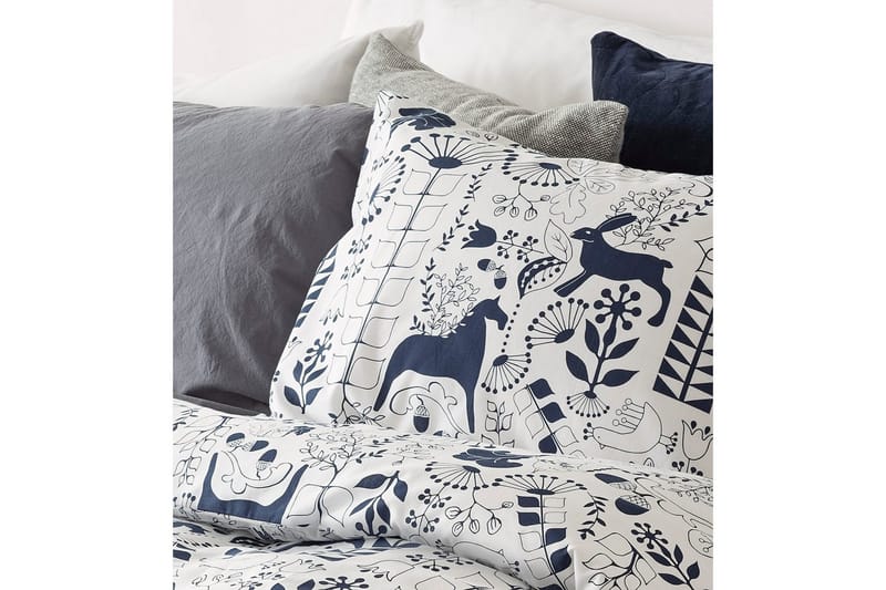 Påslakanset Enkelsäng 2-Dels Äppelbo - Marinblå - Textil & mattor - Sängkläder - Bäddset & påslakanset