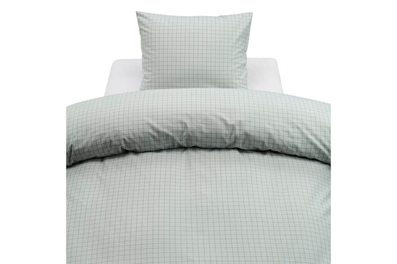 Påslakanset Enkelsäng 2-Dels Birger Flanell, Grön