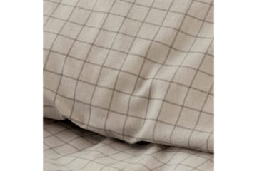 Påslakanset Enkelsäng 2-Dels Birger Flanell - Greige - Textil & mattor - Sängkläder - Täcke