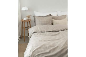 Påslakanset Enkelsäng 2-Dels Birger Flanell - Greige - Textil & mattor - Sängkläder - Täcke
