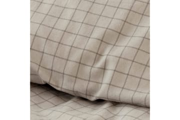 Påslakanset Enkelsäng 2-Dels Birger Flanell - Greige - Textil & mattor - Sängkläder - Täcke