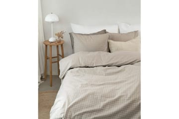 Påslakanset Enkelsäng 2-Dels Birger Flanell - Greige - Textil & mattor - Sängkläder - Täcke