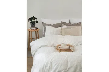 Påslakanset Enkelsäng 2-Dels Birger Flanell - Offwhite - Textil & mattor - Sängkläder - Bäddset & påslakanset