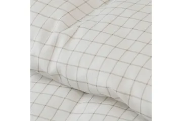 Påslakanset Enkelsäng 2-Dels Birger Flanell - Offwhite - Textil & mattor - Sängkläder - Täcke