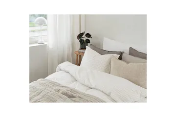 Påslakanset Enkelsäng 2-Dels Birger Flanell - Offwhite - Textil & mattor - Sängkläder - Bäddset & påslakanset