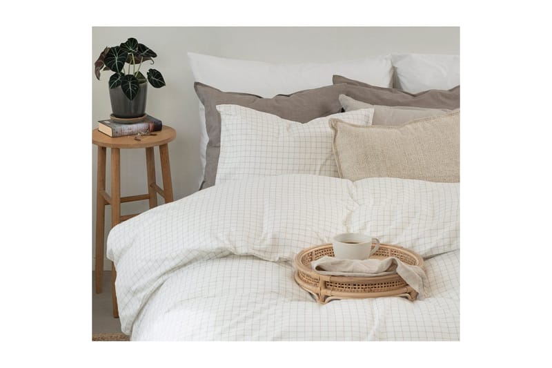 Påslakanset Enkelsäng 2-Dels Birger Flanell - Offwhite - Textil & mattor - Sängkläder - Täcke