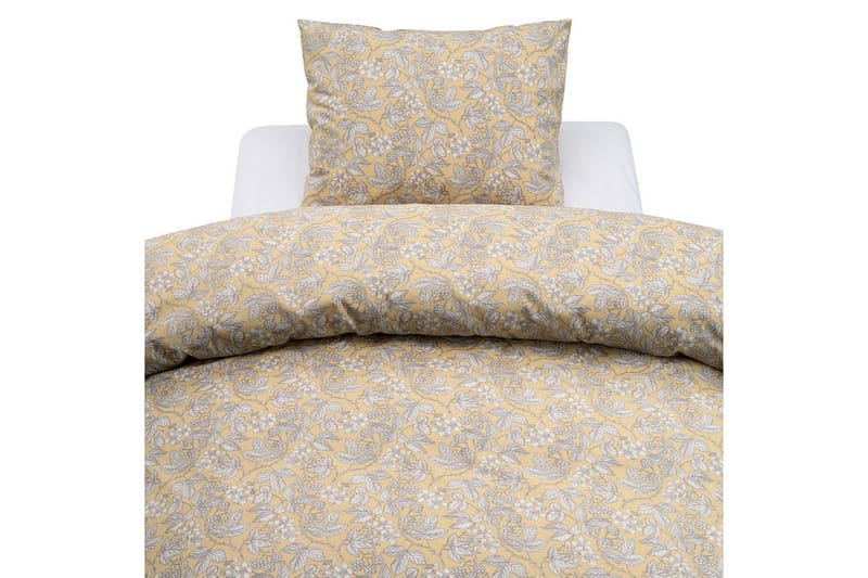 Påslakanset Enkelsäng 2-Dels Blackberry, Gul