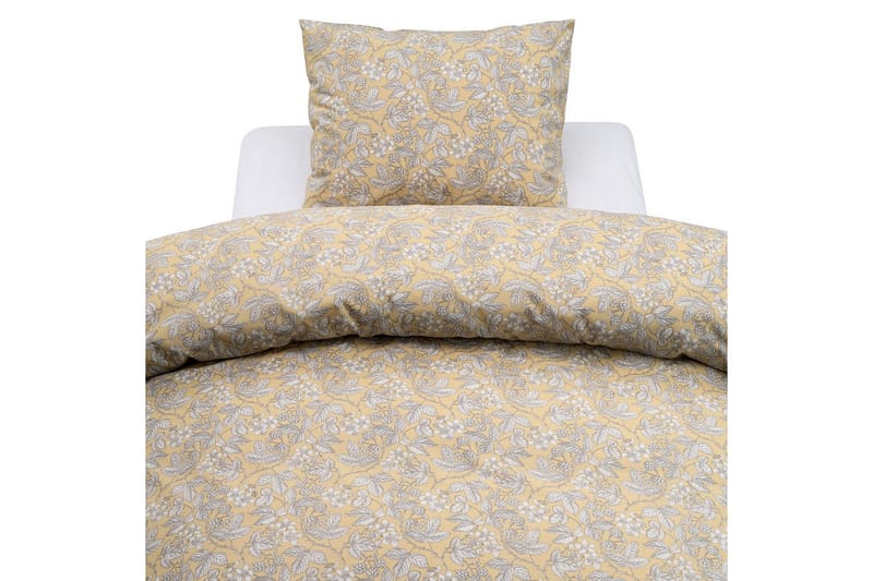 Påslakanset Enkelsäng 2-Dels Blackberry - Gul - Textil & mattor - Sängkläder - Bäddset & påslakanset