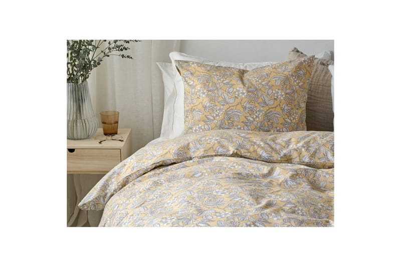 Påslakanset Enkelsäng 2-Dels Blackberry - Gul - Textil & mattor - Sängkläder - Bäddset & påslakanset